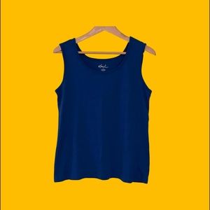 Kim Roger’s Royal Blue Tank Top